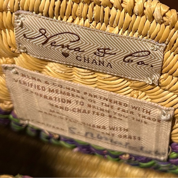 Nena and Co Half Moon Ghana Hand Crafted Bag - Picture 10 of 10